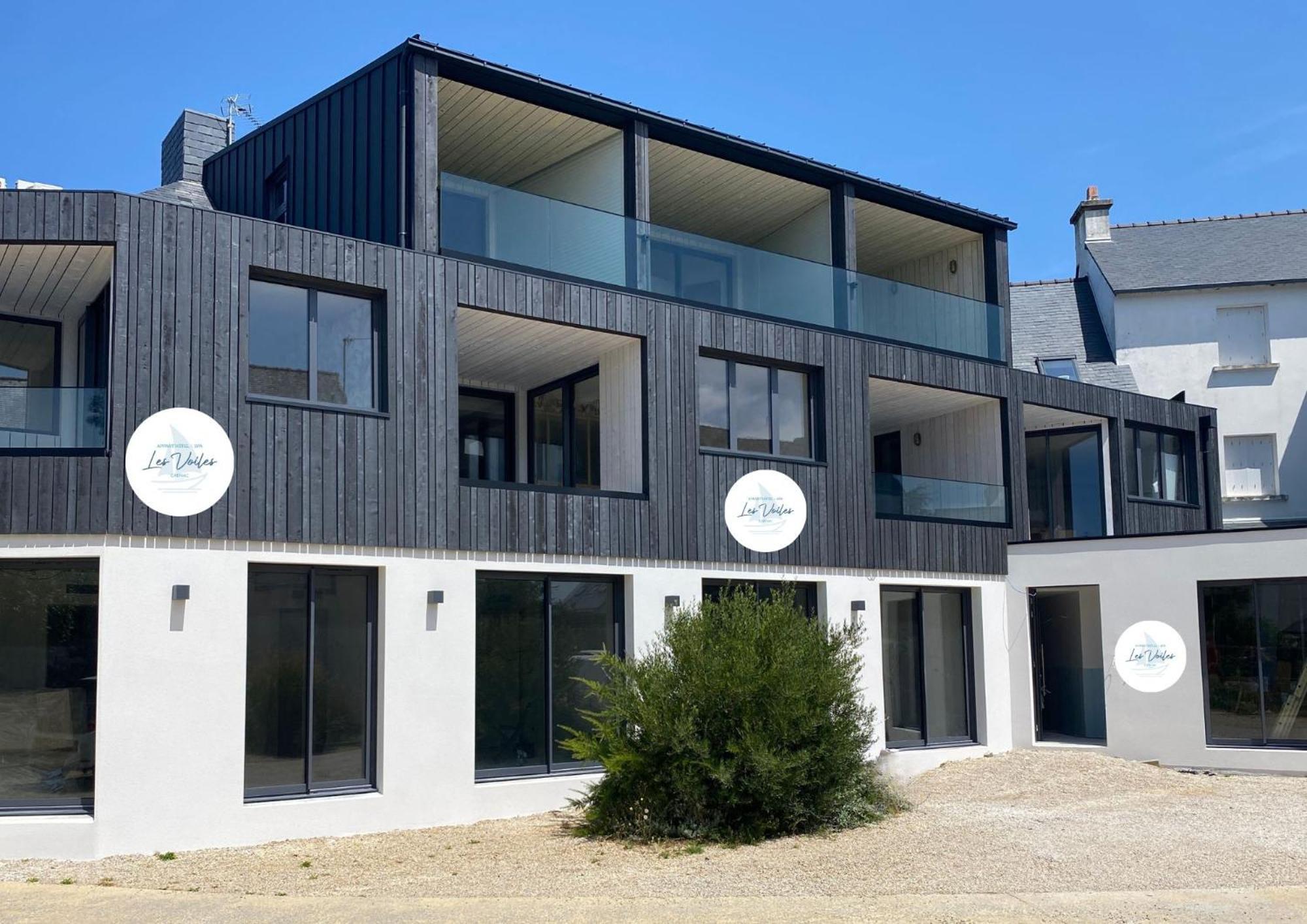Appart'Hotel & Spa "Les Voiles" Le Batz カルナック エクステリア 写真